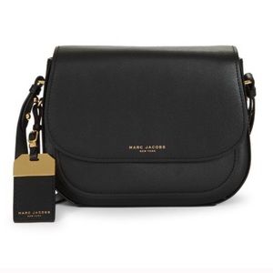 New Marc Jacobs Mini Rider Black Leather Crossbody